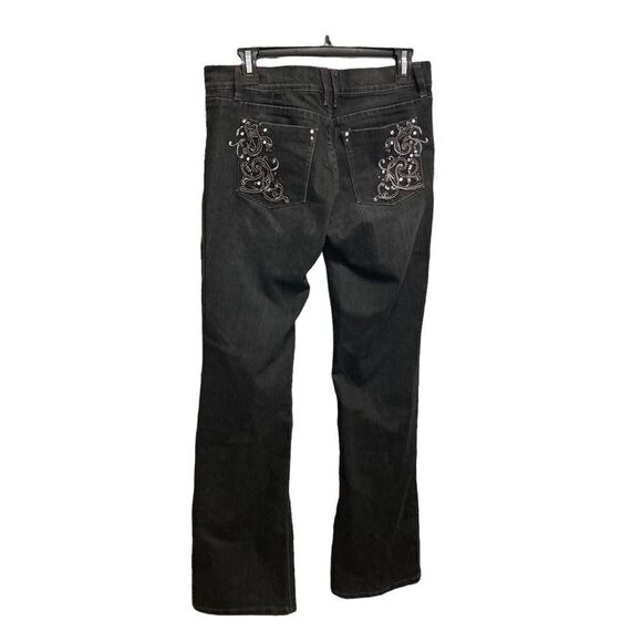 WHITE HOUSE BLACK MARKET,NOIR,Women’s Jeans, Black, Size 6R, Inseam 32” Boot Leg - Picture 2 of 12